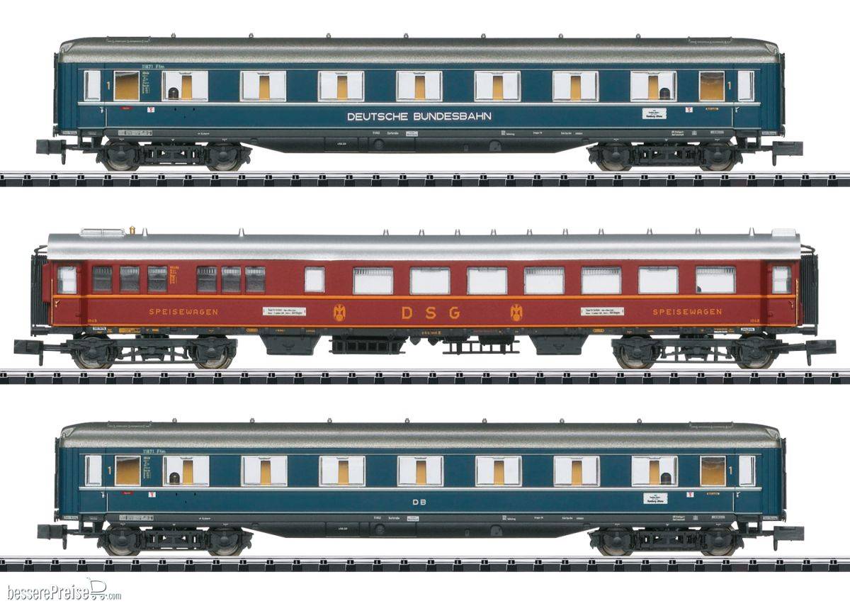 Schnellzugwagen-Set "F 41 Senator"