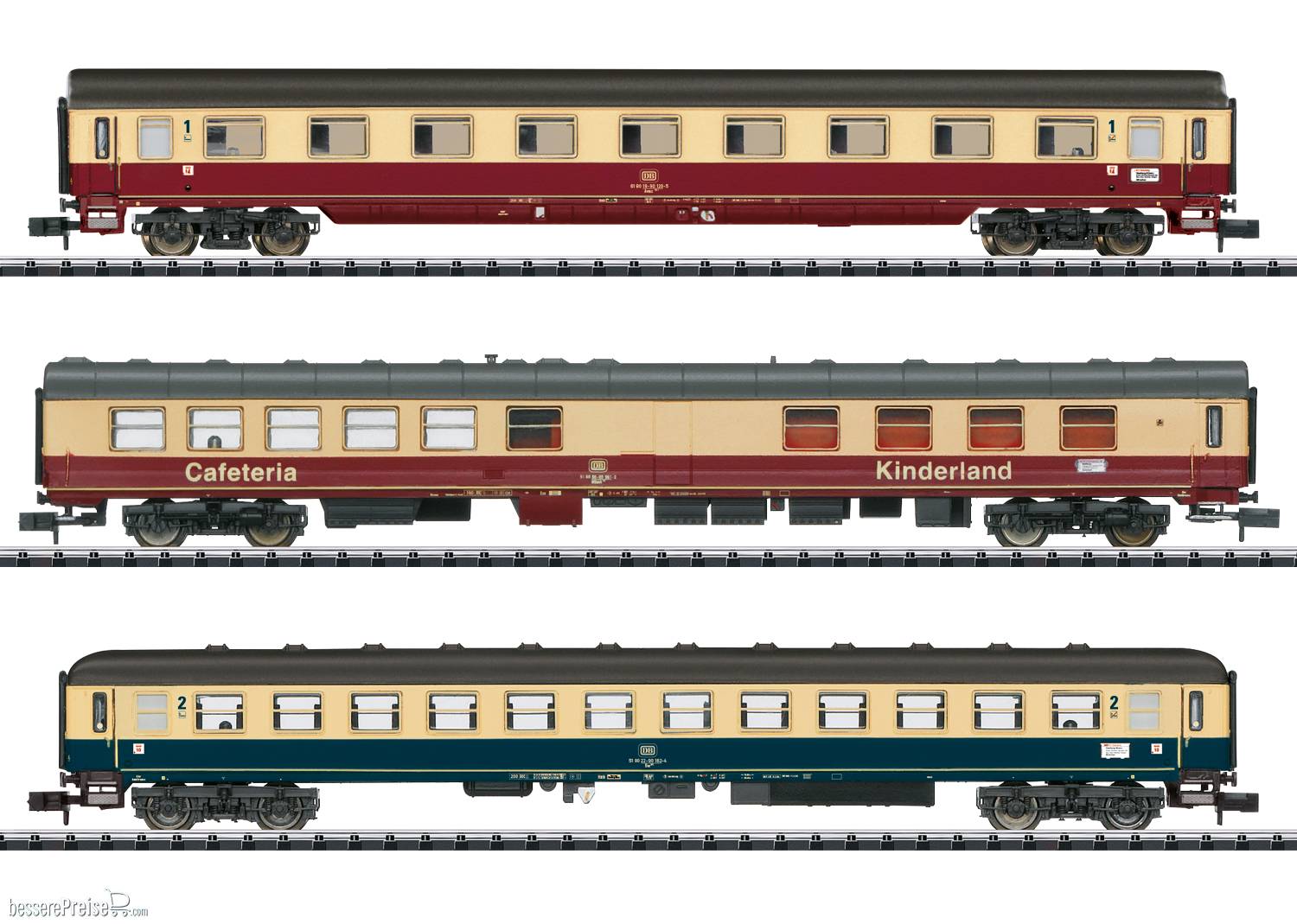 Schnellzugwagen-Set 1 FD 1922 Berchtesgadener Land