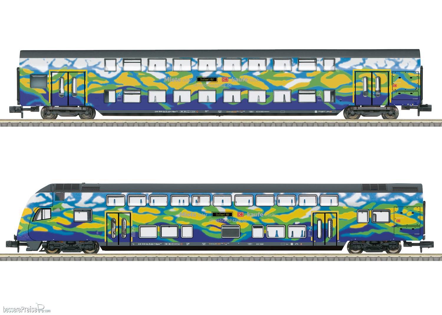Doppelstockwagen-Set Touristi