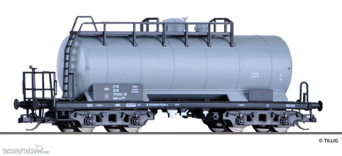 Tillig 18503 Kesselwagen Zakk-w der DR - Spur TT - Neu in OVP | Condition: Neu