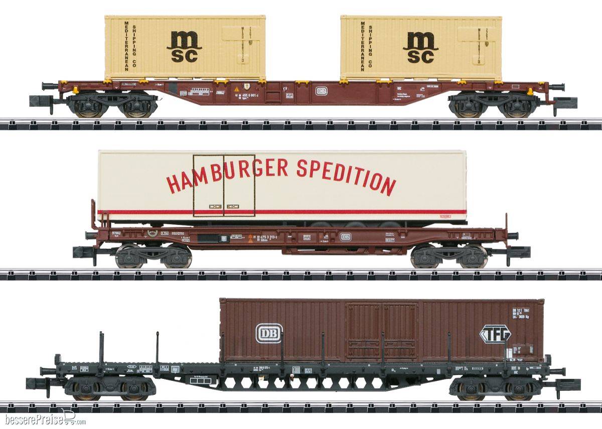 Güterwagen-Set "Containerverkehr"