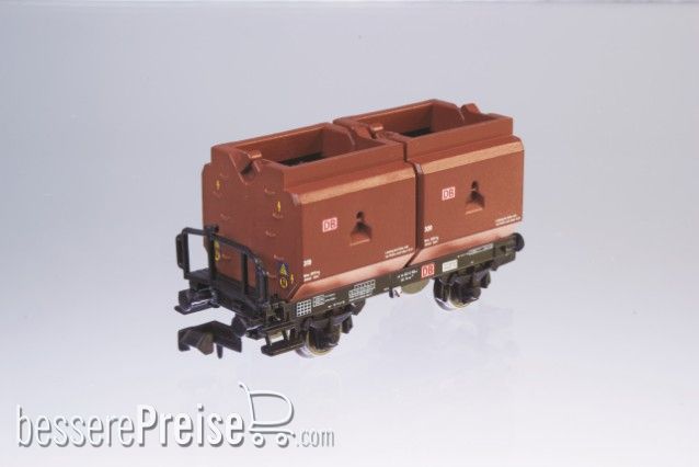 N - Kokskübelwagen Fb-zz 131, bel. m. 2 Kübeln, DB AG, Ep. 5, 1. Betr.nr.