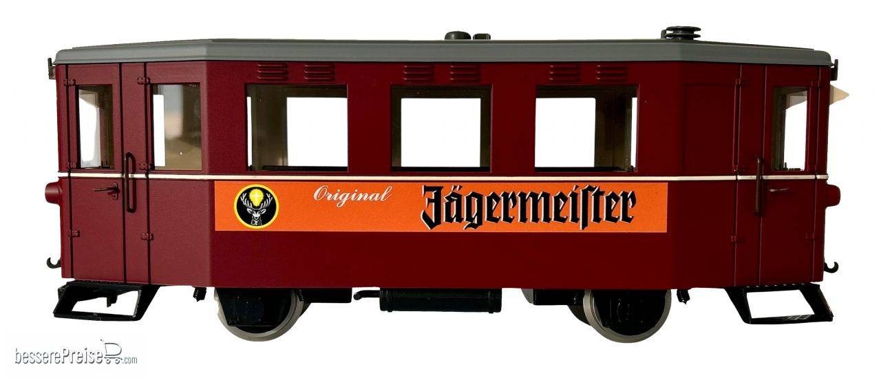 HSB Triebwagen rot "Jägermeister", analog/DCC , kein Sound
