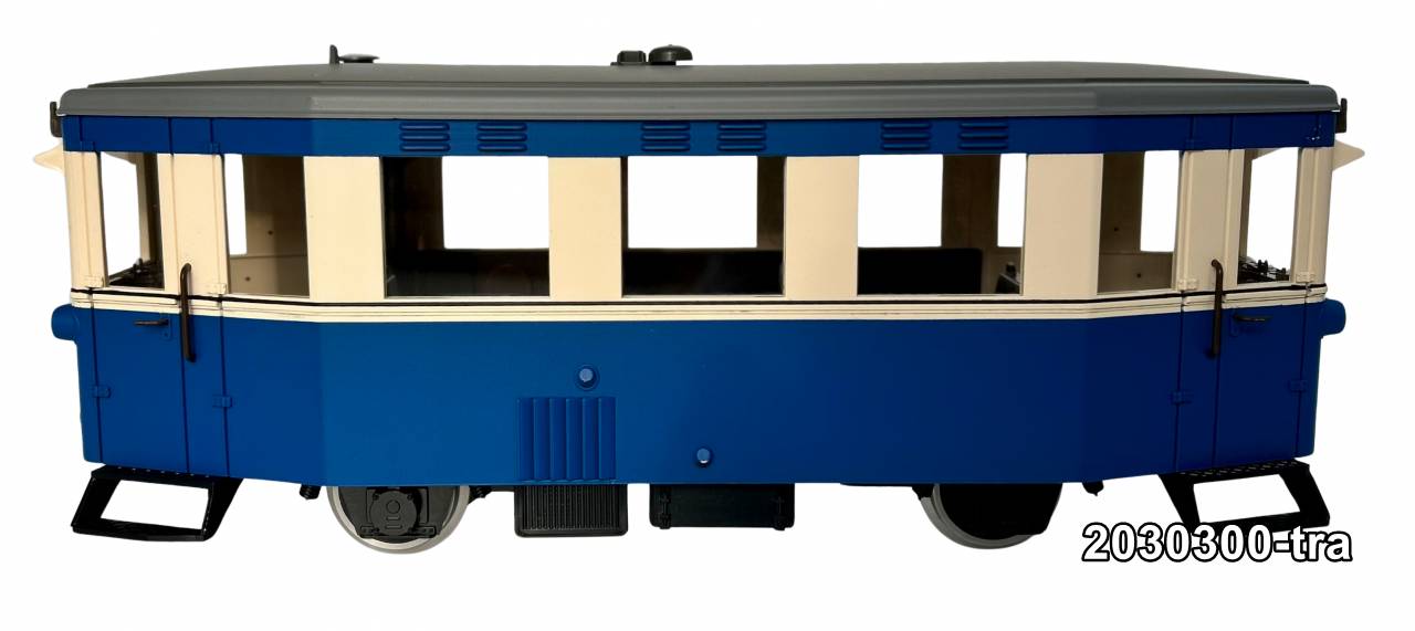 HSB Triebwagen blau, analog/DCC , kein Sound