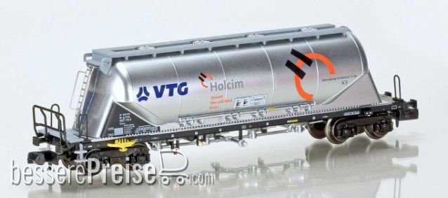 Zementsilowagen Uacns VTG - HOLCIM, silber, Ep. 6 - 1. Betr.nr. 3780 9327 179-9