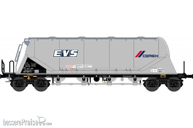 Zementsilowagen Uacns EVS-cemex, silber, Ep. 6 - FORMVARIANTE - Betr.nr. 3780 9326 558-1
