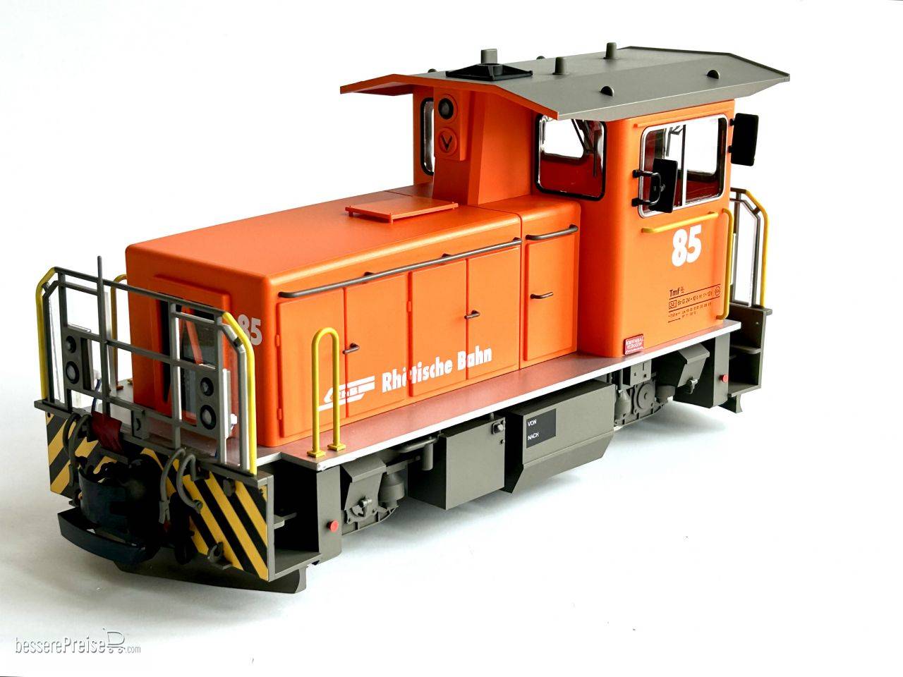 RhB-Traktor Tmf 2/2 analog/digital mit Sound Nr. 85