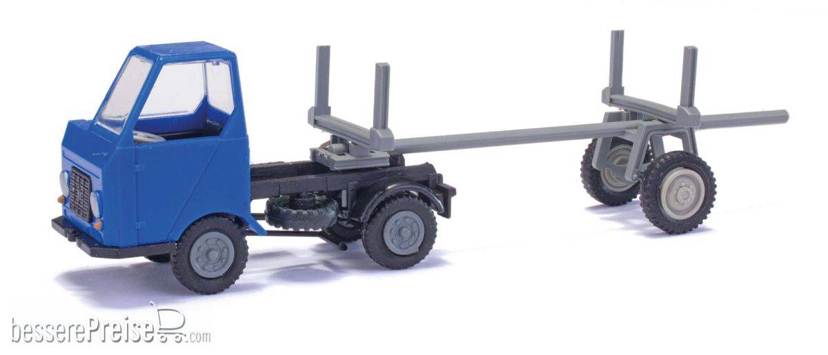 Busch H0 (1:87) 210003701 - Multicar M22 mit Nachläufer | Modellbahn | Modelleisenbahn