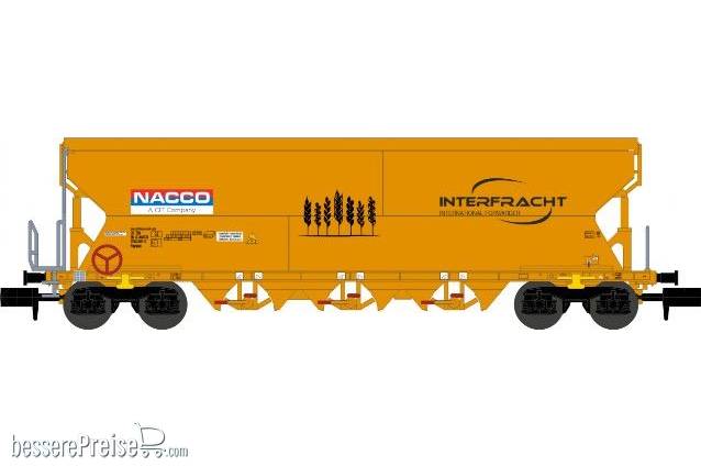 Getreidewagen Tagnpps 101m³ INTERFRACHT - orange - NACCO - 1. Betr.nr.0764 069-5