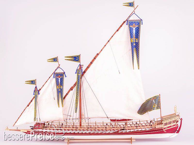 DUSEK 21215 - La Real Galeere 16 Jh. 1:72 Baukasten | Modellbau