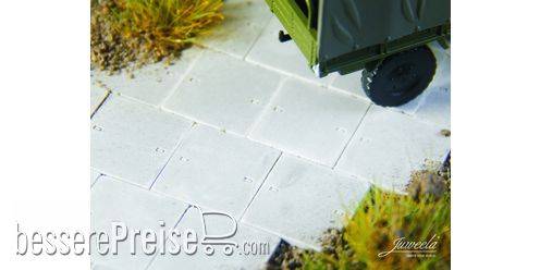 Juweela TT 21237 - 1:120/160 Beton Straßenplatten, 280x | Modellbahn | Modelleisenbahn