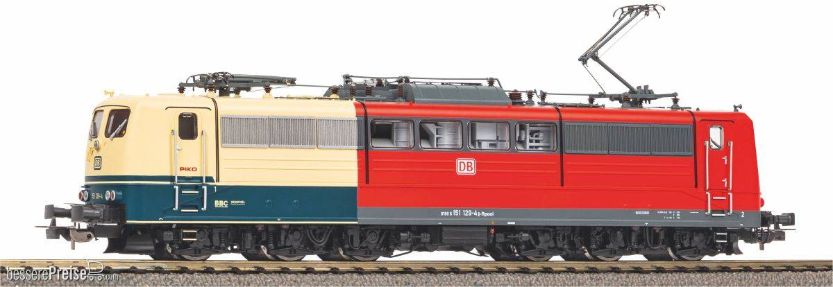 ~E-Lok/Sound 151 129 Retro Railpool DB AG VI + PluX22 Dec. (PSSH)