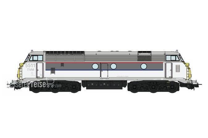 Diesellok SNBC/NMBS 5511 "NewLook" - Ep.V-VI - AC 3-Leiter Wechselstrom - Digital