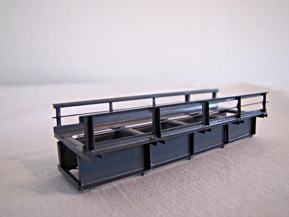 Hack Brücken N 23250 - Blechträgerbrücke 8,5cm, grau - Typ TN8 | Modellbahn | Modelleisenbahn