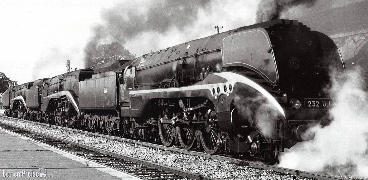 Dampflokomotive 232-S der SNCF, Ep. III mit Sound + Rauch - AC-Wechselstrom