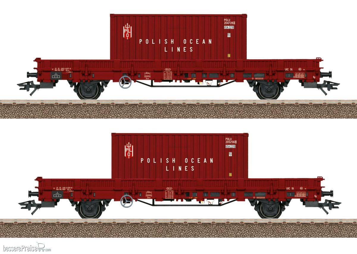 Niederbordwagen-Set