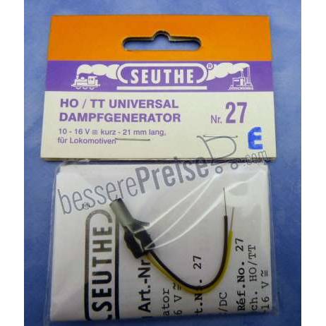 Seuthe 27 - H0/TT Universeal-Dampfgenerator kurz, 10 - 16 V | Modellbahn | Modelleisenbahn