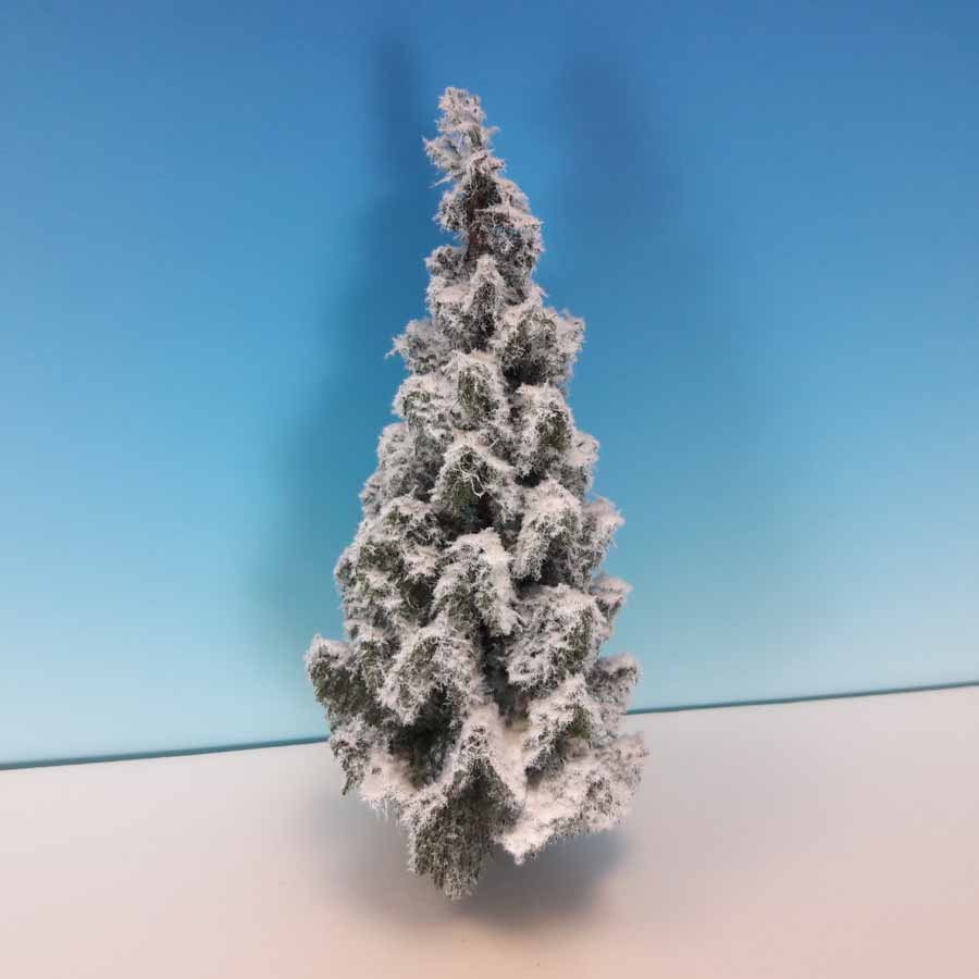 Silhouette 273-19 - Fichte mit Schnee Winter TT/H0 ca.10-13cm | Modellbahn | Modelleisenbahn
