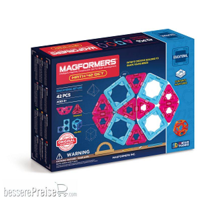 Magformers 274-76 - 274-76 Magformers Math Set 42
