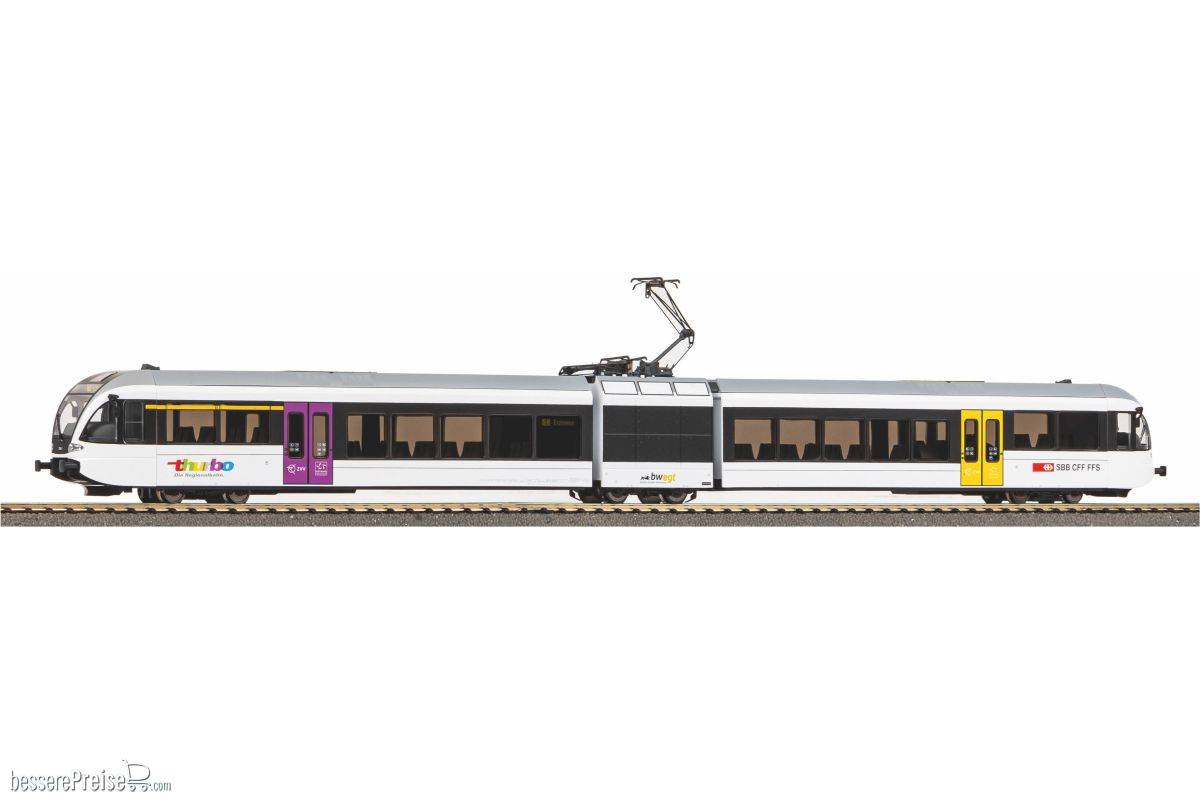 Sound-Elektotriebwagen GTW 2/6 "Stadler" THURBO bwegt SBB IV Wechselstrom, inkl. PIKO SoundDecoder