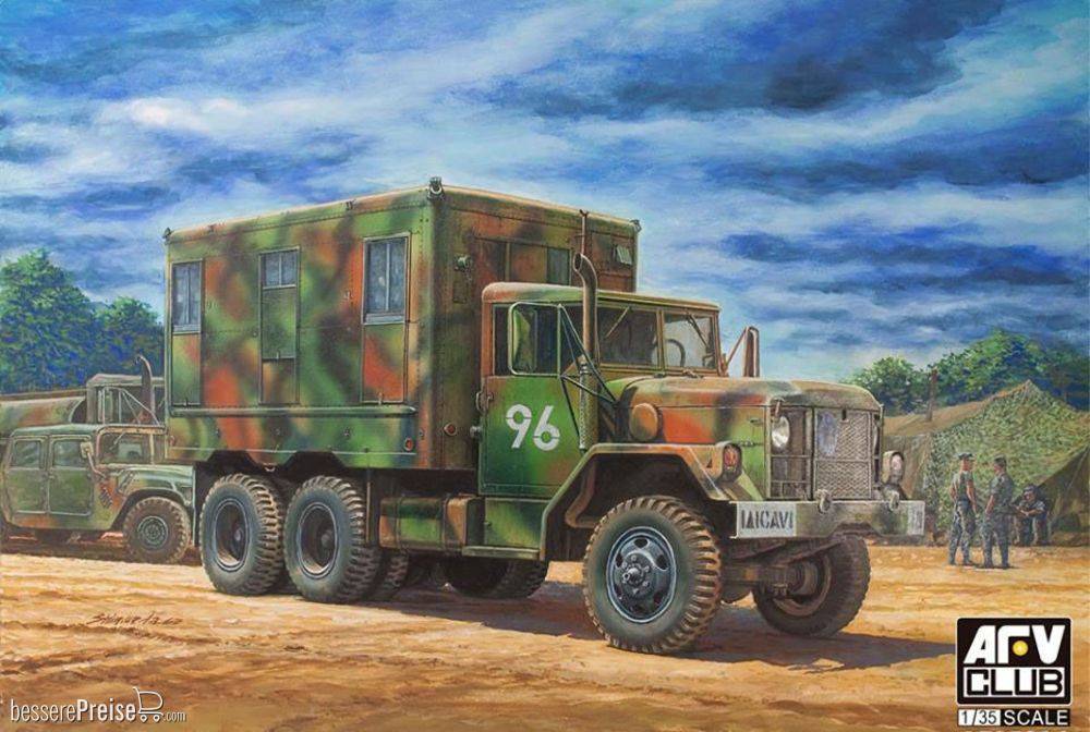 AFV-Club AF35304 - M109A3 VAN SHOP(Van body with internal structure) in ...