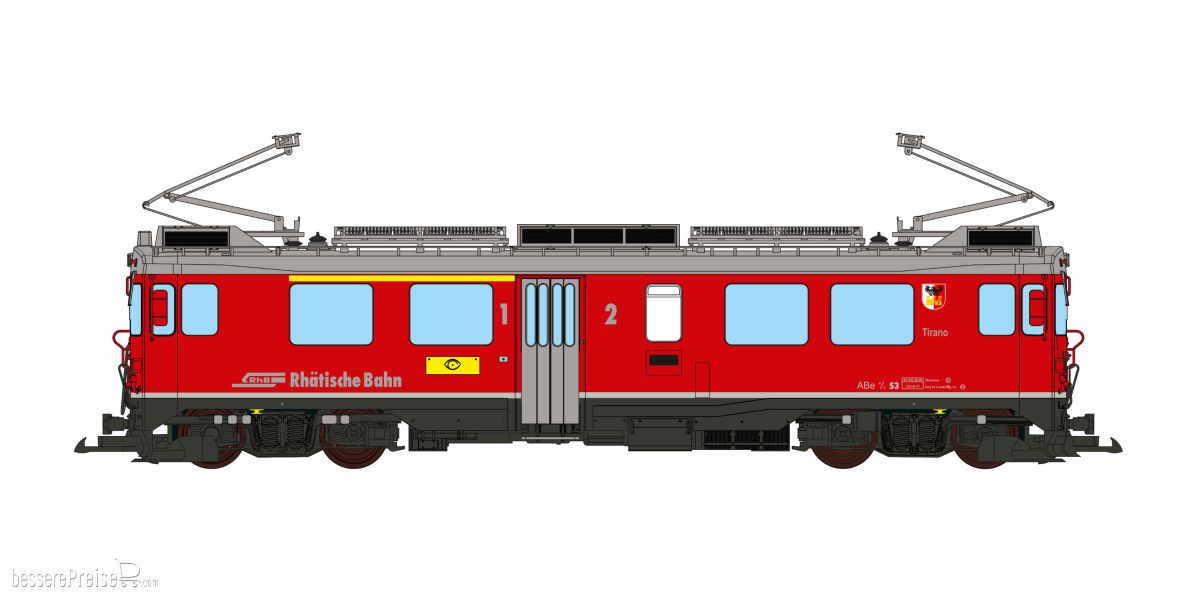 RhB Triebwagen ABe 4/4 III in Spur G
