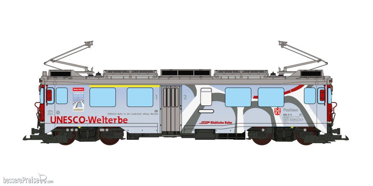 RhB Triebwagen ABe 4/4 III in Spur G