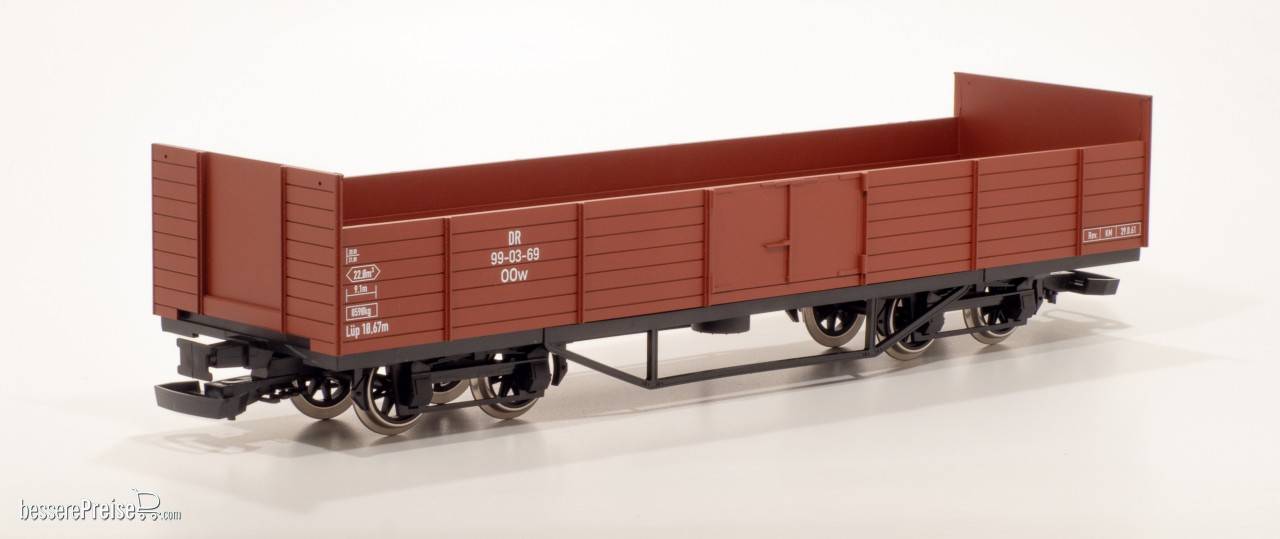 offener Güterwagen HSB ohne Bühne DR 99-03-71