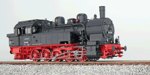 Dampflok, H0, BR 94, BR 94 1243, DB, schwarz, Sound+Rauch, DC/AC