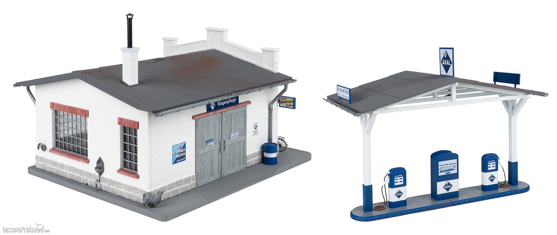 Tankstelle Mit Werkstatt In Der Nhenull