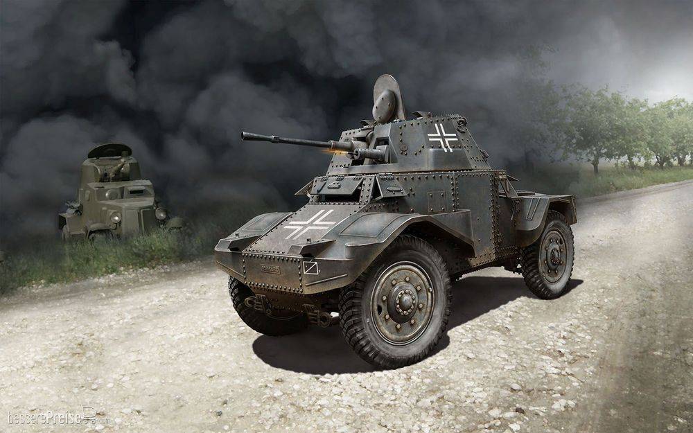 ICM 35374 - 1:35 Panzerspähwagen P 204 (f) | Modellbau