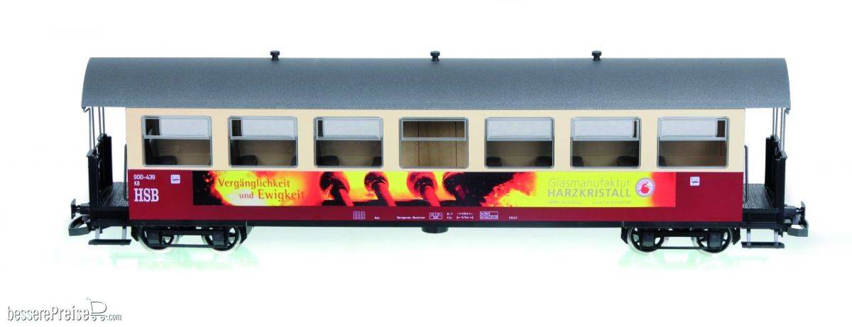 HSB Personenwagen, 7 Fenster 900-439 Glasmanufaktur Harz