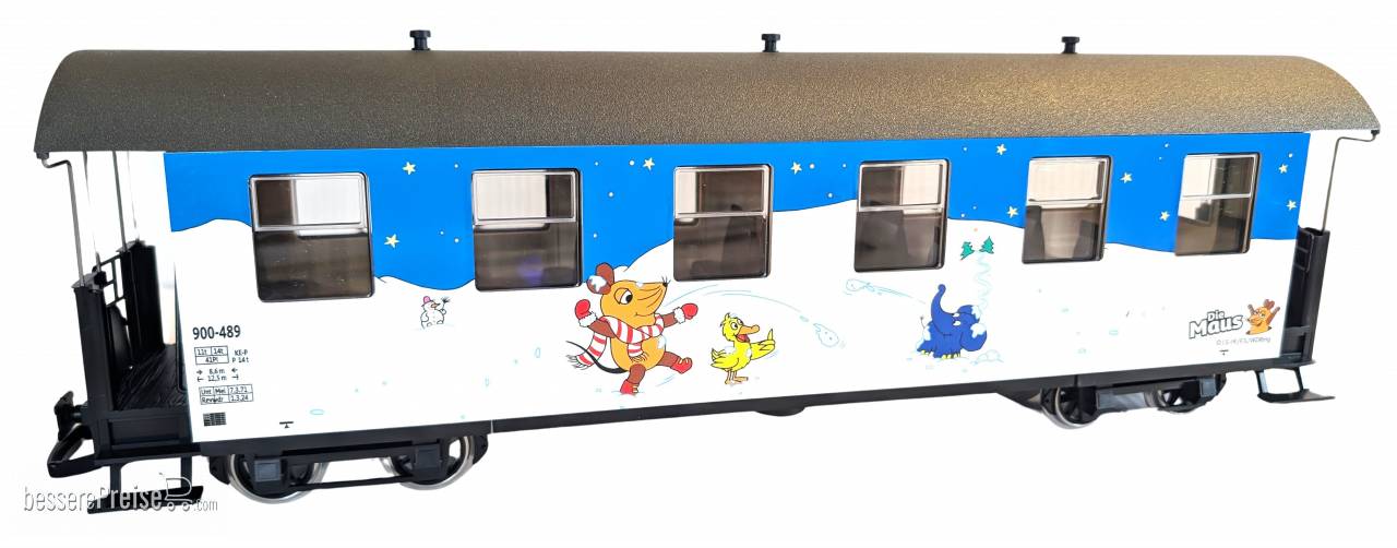 Die Maus "Winter" 6 Fensterwagen - SAMMLEREDITION