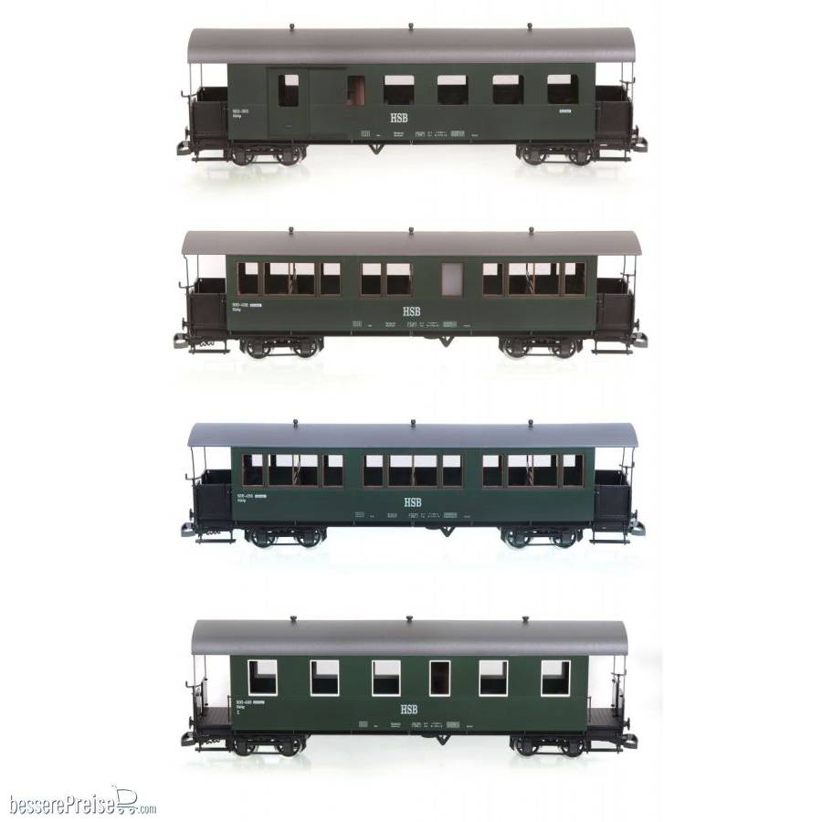 Wagen 1 - 902-303 Packwagen, Wagen 2 - 900-458, Wagen 3 - 900-456, Wagen 4 - 900-460