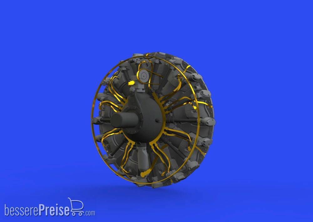 Eduard Accessories 648631 - B-17F engines 1/48 for HKM in 1:48 | Modellbau