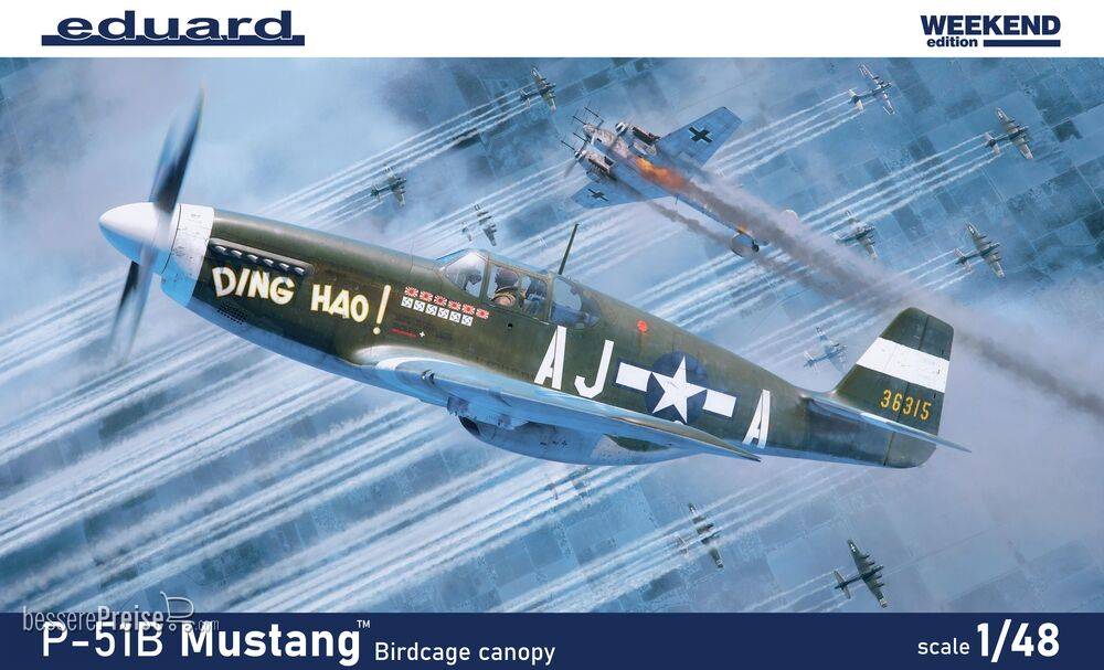 Eduard Plastic Kits 84209 - P-51B/C Mustang Birdcage canopy | Modellbau