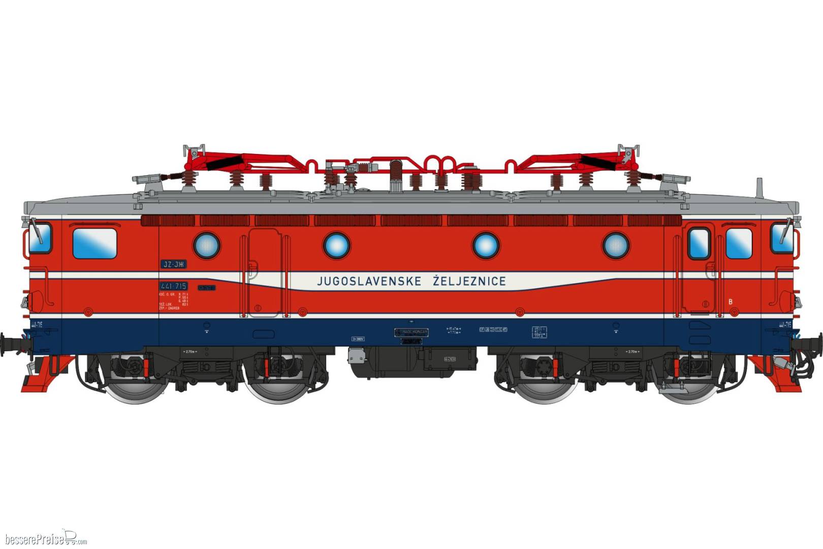 Elektrolokomotive BR 441 der JZ - Ep.IV