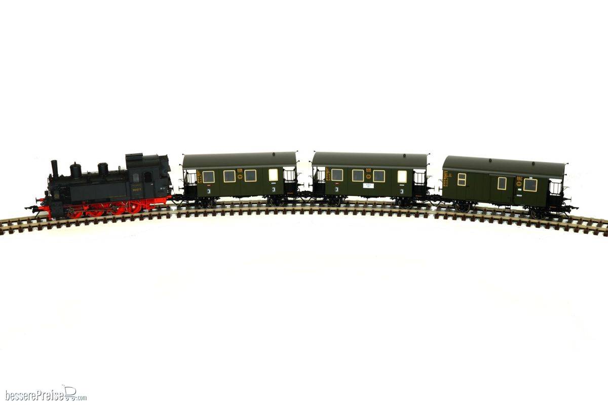 Zug-Set BR98.8 mit 3 Lokalbahnwagen, DRG, Ep.2