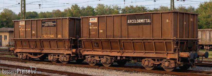 2-teiliges Set Erzwagen der SNCF "ARCELORMITTAL" - Ep.V - (Set A)