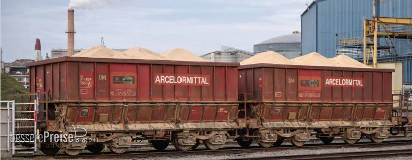 2-teiliges Set Erzwagen der F-ERSA "ARCELORMITTAL" - Ep.V - (Set A)