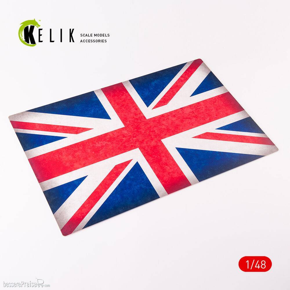 Kelik KS48030 - United Kingdom Flag - Acrylic 3 mm (410 x 270 mm) (410 g) | Modellbau
