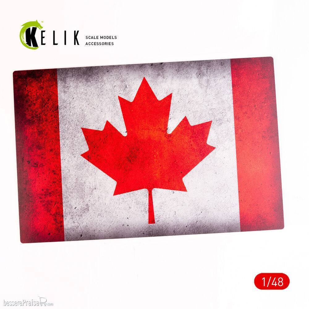 Kelik KS48035 - Canada Flag - Base - Acrylic 3 mm (410 x 270 mm) (410 g) (1/72 - 1/32) | Modellbau