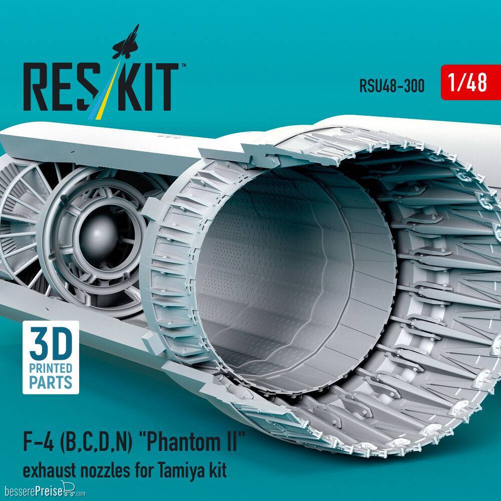 ResKit Models RSU48-0300 - F-4 (B, C, D, N) Phantom II exhaust nozzles ...