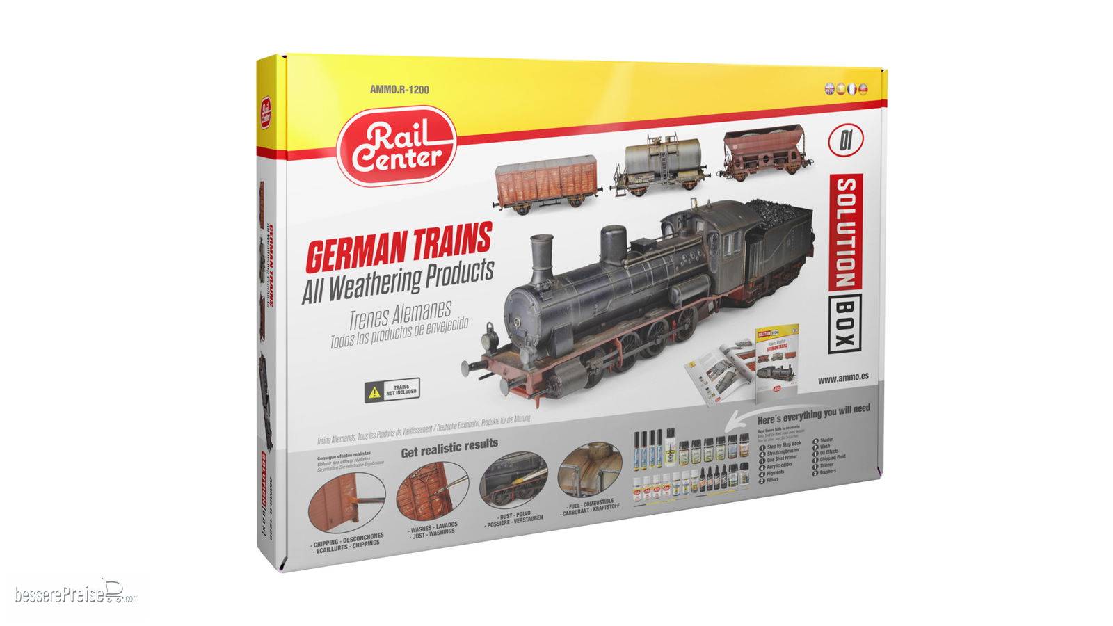 Ammo Rail Center AMMO.R-1200 - Solution-Box Deutsche Züge altern