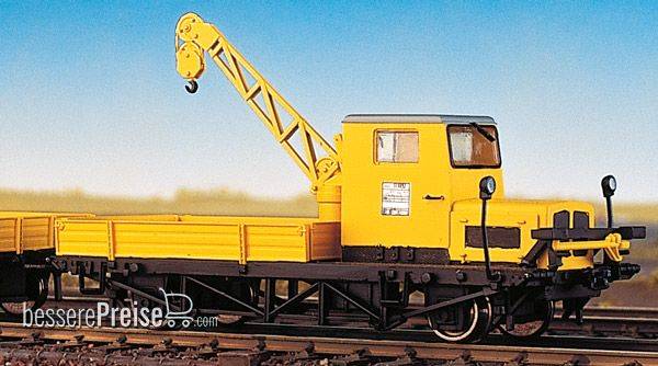 Klv 51 Epoche IV gelb mit fünfpoligem coreless-Motor und Messingfeinguss-Kran (AC FM)