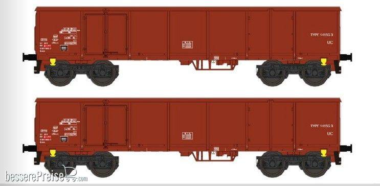 Offenes Güterwagen-Set A Eaos NMBS , B-Lineas , set B