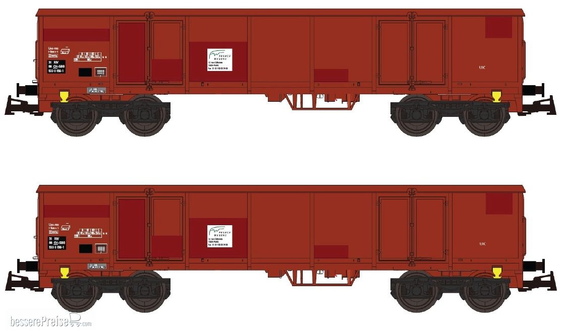 Offenes Güterwagen-Set A Eaos Eaos , CH-SBB , set A