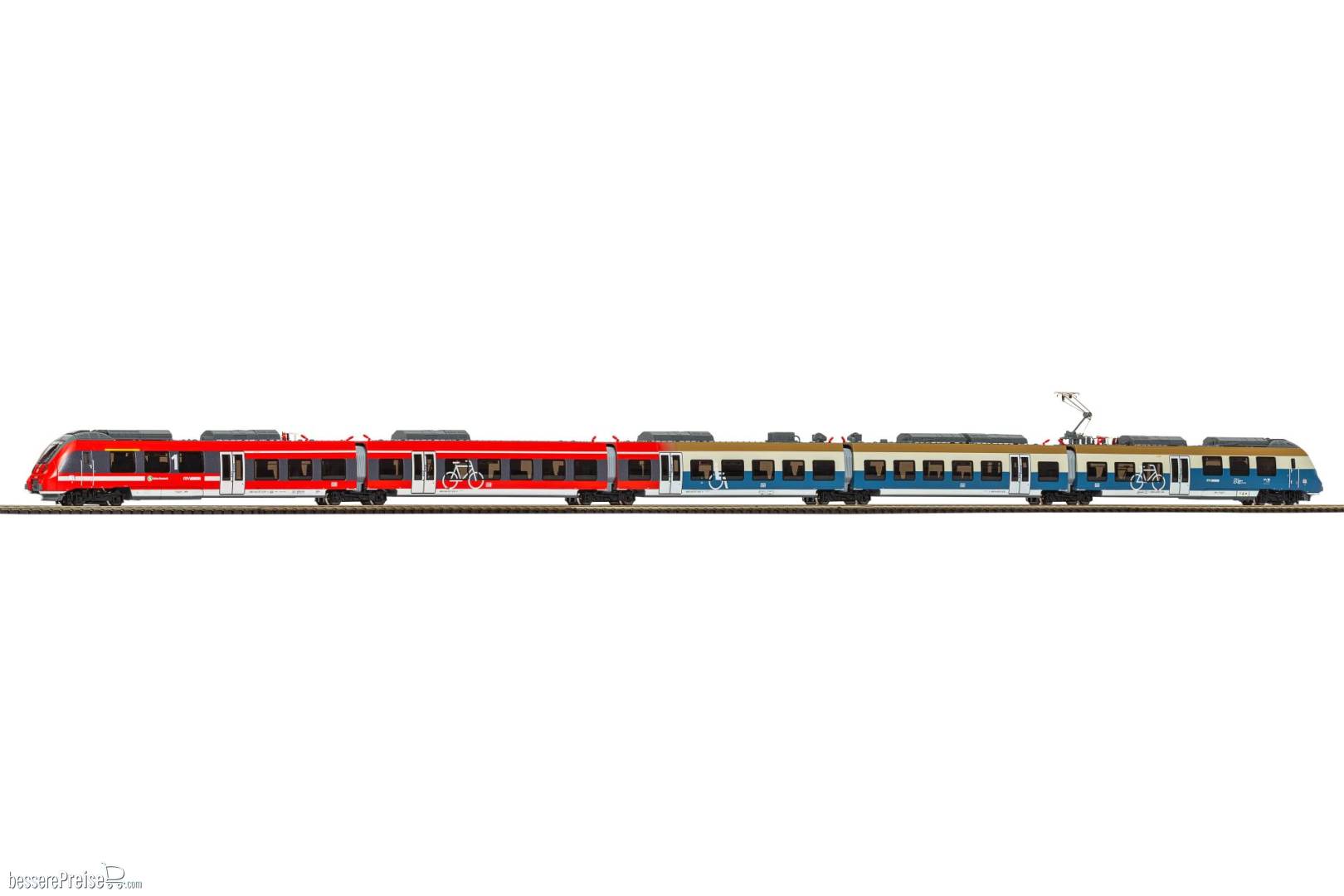GER: TT Triebwagen Talent 2 S-Bahn Roststock 5-tlg. Jubiläum VI