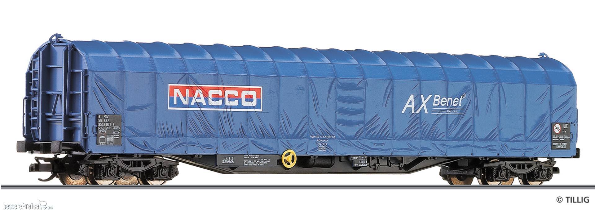 Schiebeplanenwagen Rils, NACCO der ZSR, Ep.V (ex. 15741)