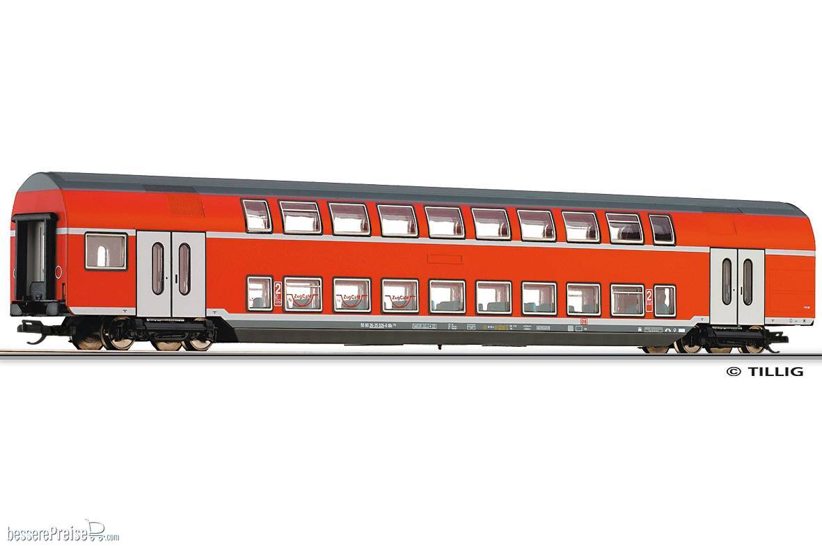 Doppelstockwagen 1./2. Klasse DABz 755 Zug Cafe der DBAG, Ep.V (ex. 13792)